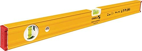 STABILA Wasserwaage 80 ASM, 150 cm, Aluminium gelb, ± 0,5 mm/m