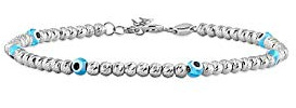 Remi Bijou 925 Silber Armband - Armkette mit Anhänger 'Nazar Boncuk' Türkisches Auge Evil Eye