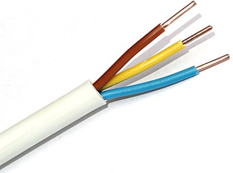 Faber Kabel Mantelleitung Elektrokabel NYM-J (3 x 1,5mm², Länge in Meter, 20)