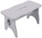 Creative Deco Graue Fußbank Holz Hocker | 38 x 19 x 21 cm | Tritthocker Blumenhocker Toilettenhocker Holzbank Schemel Kinderhocher Fußhocker | Grau Fußauflagen Stuhl Kiefernholz