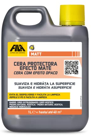 Matt, Cera Protectora Con Efecto Natural Mate Ideal Para Barro Gres Extrusionado Piedra Y Terrazo No Pulidos Toba Resina, 1L