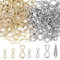 SUPERFINDINGS 240Stk Fishing Wire Eyes Sinker Ösen für Bleigewicht Formen Zubehör Edelstahl Für Angelwerkzeug