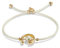 UNO de 50 | Pulsera de Hilo Crema con Perla Shell | Bañada en Plata de Ley | Joya Artesanal Española | Diseño Creativo