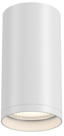 MAYTONI FOCUS S Deckenleuchte – Ø5 cm – GU10 Deckenlampe aus Aluminium – LED Lampe – Leuchte für Decke in Küche, Flur, Wohnzimmer oder Esszimmer – Weiß