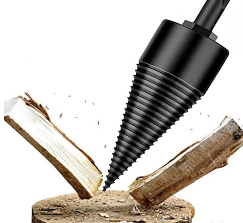 Punta Spaccalegna per Trapano 40mm Vite Conica Gradini 3 Manici Taglia Legno 365