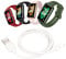Smart Watch Charger, Magnetic USB Smartwatch Charging Cable, 2 Pin Cord Charger Compatible for 6 7 Band 6 7 for 6 ES Watch (White)