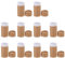 VALICLUD 10 Pièces Tubes De Papier Kraft Vides Ronds Kraft Carton Pot Conteneurs Carton D'huile Essentielle Tube Boîte Avec Couvercle Pour Thé Café Artisanat Cosmétique