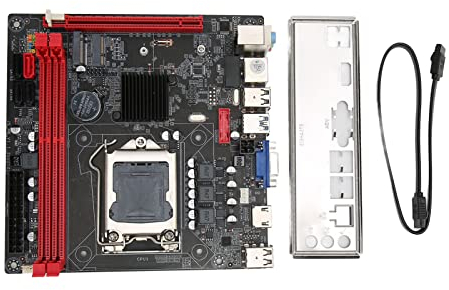 ciciglow Placa Base B75A, LGA1155 CPU DDR3, PCIe 16X, SATA 3,0/2,0, Interfaz M.2 HDMI VGA WiFi, USB 3,0/2,0, Placa Base de Escritorio ATX
