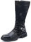 Stivali Alti al Ginocchio da Uomo, Scarpa Medievale in Pelle Stivali da Equitazione retrò gotici con Fibbia in Metallo Scarpe da Cavaliere Guerriero Multi Taglia,Nero,48 EU
