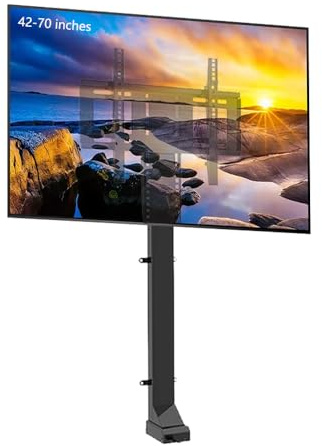 Multi-Layer Reinforced Intelligent Electric Lifting TV Bracket for 42-70 Inch TVs