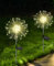 Yomistar Solarleuchten für außen 2 Stück 150 LED Gartenleuchten Solar, 8 Modi Solar Gartenstecker Wasserdicht Solarleuchten Feuerwerk Solar Pusteblume für Terrasse Rasen Garten Deko