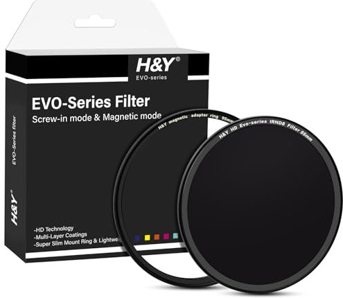 H&Y Filtro ND da 95 mm IRND8 ND Filtro a densità neutra 3 stop Obiettivo della fotocamera ND Filtro a vite e filtro magnetico 2 in 1 con anello adattatore magnetico, serie EVO
