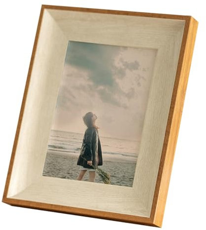 marysgift Bilderrahmen Set Holz 20x25 cm Fotorahmen für Urkunde Bild Poster Gemälde Wandhalterung für Wanddekoration (XK02101,10)