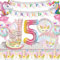 LAISLLA Vaisselle Anniversaire Licorne - Décoration Fille 5 Ans, Assiettes, Ballons pour Fête Enfants Garçon - 16 Invités