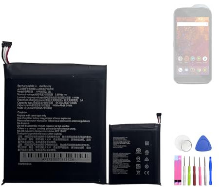 HIGHAKKU Batería de repuesto S61 APP00262 compatible con Caterpillar Cat S61 con herramientas