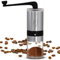 Nocturnal Cafe Macinacaffè manuale – Macinacaffè conico, macinacaffè espresso, macinacaffè manuale, regolabile, 6 livelli di macinazione, portatile e piccolo, ideale per il campeggio, in acciaio inox