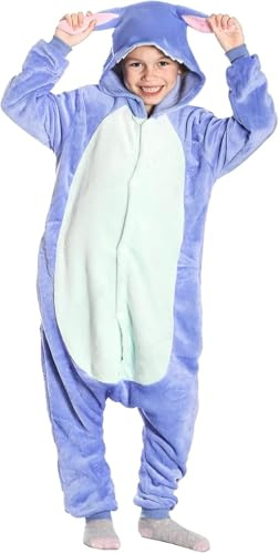Kitimi Pyjama Enfant Onesie Animaux Déguisement Carnaval Garçons Filles- Déguisement Animal Pyjama