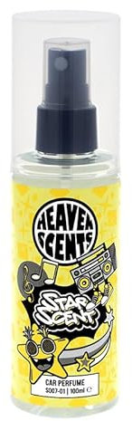 Heaven Scents Autoduft Car Scent Star Scent - Auto Duft Spray Innenraumduft Auto & Haushalt - Duftrichtung Zedernholz - 100ml Sprühflasche