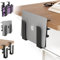 otuiaim Adjustable Laptop Stand with Clamp for Desks – No Drilling Required -Stainless Steel Desk Side Storage for Laptops Tablets Keyboards – Desk Extender Holder Rack for Devices Thick < 38mm