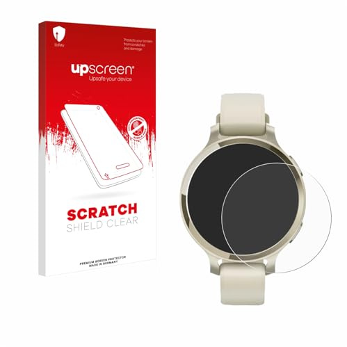 upscreen Schutzfolie für Garmin Lily 2 Active | Transparenter Displayschutz Made in Germany Kristall-Klar Kratzschutz Anti-Fingerprint