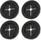 4 Pcs Black Round Cable Grommet,Flexible Soft Rubber Grommets,Durable 32mm Desk Hole Grommet,Reuasble Anti-Dust Cable Hole Cover,for Office Home Computer Desk Cable Cord Organize