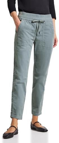 Street One Loose Fit Cordhose Washed Blue 38