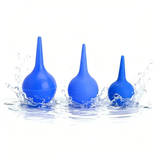 3PCS Pulisci Orecchie, Kit Pulisci Orecchie da 90ml 60ml 30ml, Siringhe Auricolari Pulizia Orecchie Pulizia Delicata e Professionale Tramite Siringa Auricolare Sicura ed Efficace per Adulti Neonati