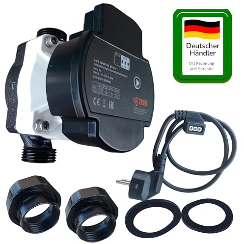 PAG Turbo GmbH® - Hocheffiziene Heizungspumpe Umwälzpumpe AMG 25-40/180, 15-60/130, 25-60/130, 25-60/180, 25-80/180, 32-80/180 mit PWM Signal (AMG 15-60/130)