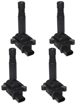 Zündspulen 0001501580 A0001502980, kompatibel for W203 CL203 S203 C209 A209 W211 S211 W204 W212 E200 CLK200 C180 SLK200 R171 R172, Autozubehör(4pcs)