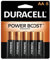 Duracell Coppertop AA Battery, 1.5 Volt, 8 ct