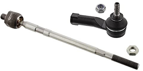 febi bilstein 37632 Spurstange mit Endstück, Mutter und Sicherungsmutter, 1 Stück