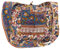 GURU SHOP Sadhu Bag, Umhängetasche, Blockdruck Hippie Schultertasche, Schulterbeutel, Einkaufstasche, Unisex - Erwachsene, Blau, Baumwolle, 35x49x30 cm