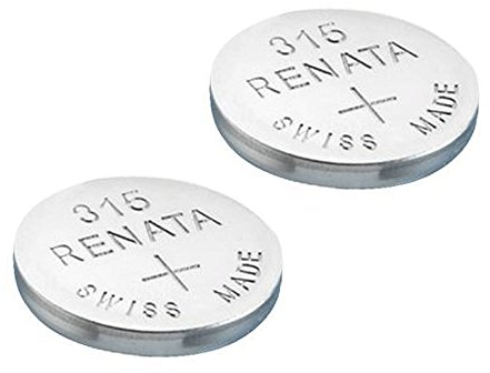 2 x Renata Uhrenbatterie – hergestellt in der Schweiz – alle Größen – Silber Oxyd Renata Batterien –