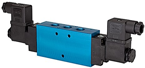 RIEGLER 106598-517.525 5/2-Wegeventil beids. elektromagnetisch, bistabil G1/4 230V,50Hz, 1Stk
