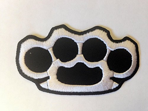 Sew-on Iron-on Embroidered Patch Badge Knuckle Duster