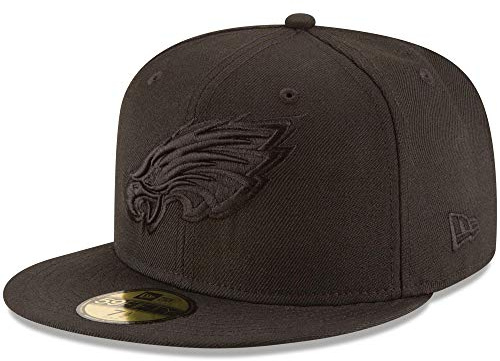 New Era Unisex NFL Black on Black 59FIFTY Fitted Cap 59fifty