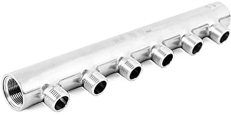 Kingbull 6-Wege Schlauchverteiler Hochwertigem Edelstahl Wasser Mannigfaltigkeit Edelstahl Verteiler Für Wasseranschluss Air Flow Pumpe Tubing Doppelkopf