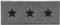 Nicoman Triple Stars Door Mat｜Entrance Barrier Dirt-Trapper Floor Mat｜Patio Garden Conservatory Doormat｜Indoor Outdoor Matt｜Grey with 3x Black Stars, Runner 150x60cm/5x2ft