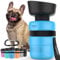 lesotc Hundetrinkflasche für unterwegs, 520ml Tragbare Haustier Trinkflasche, Faltbare Hund Auslaufsicher Wasserflasche, Hunde Wasserspender für Täglich Spazieren Gehen Reisen Campen