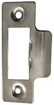 Short Strike Plate Mortice Latch x 1 - Polished Stainless Steel