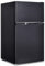 GOPLUS 85L Kühlschrank mit Gefrierfach, Standkühlschrank mit 2 Türen & Verstellbaren Füßen & LED-Leuchten, Kühl-Gefrier-Kombination mit 7 einstellbaren Temperaturen, Für Zuhause und Büro