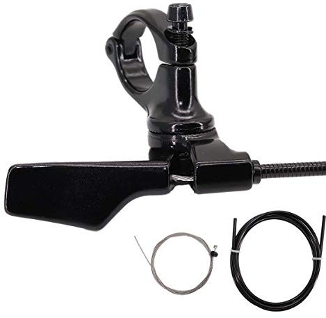 Satori Dropper Post Fernbedienungshebel mit Kabel und Schlauch für 22,2 mm MTB Lenker, Außen-/Innenführung