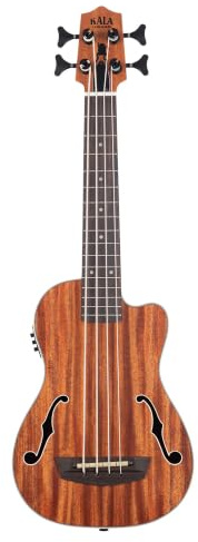 U-Bass Journeyman, Fretted - Natural, with Bag