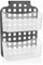 com-four® Duschkorb mit 2 Fächern, Duschgelhalter mit Haken zum Aufhängen, höhenverstellbare Hängekorbe, Duschregal, Flexible Duschablage zum Hängen (1 Stück - 36x25cm grau)