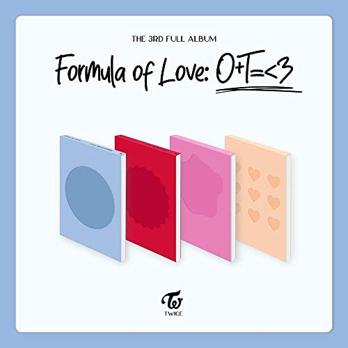 TWICE - Formula of Love: O+T=<3 (Vol.3) Album+Pre-Order Benefit+Folded Poster+Extra Photocards Set (STUDY ABOUT LOVE ver.)