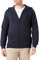 Build Your Brand Herren Basic Zip Hoody Kapuzenpullover, Navy, 3XL