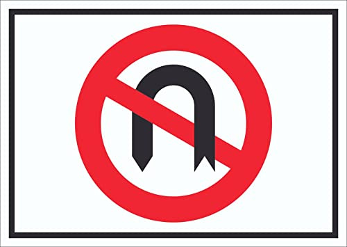 HB-Druck Wendeverbot Symbol Schild A5 (148x210mm)