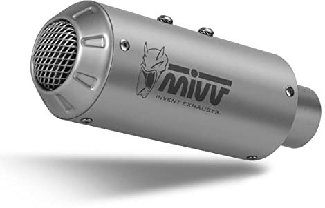 Uitlaatdemper MIVV SLIP-ON MK3, roestvrij staal voor Kawasaki Ninja 125 / Z 125 bj. 2019-21
