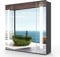 LUMIRRORS® Spiegelschrank Bad mit Beleuchtung und Steckdose LED Badezimmer Spiegelschrank 65x60cm badezimmerschrank mit Spiegel beschlagfrei Touchschalter Ablage Schwarz