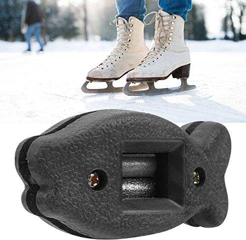 Schlittschuhe Schleifen, Manueller Schlittschuh Kufenschleifer Schlittschuhschärfer Eislaufschuhe Schärfen Schlittschuh Messerschärfer mit Tragbarer Tasche für Eishockey
